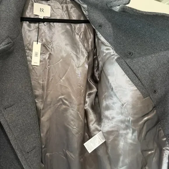 New Banana Republic Italian Melton Trench Coat